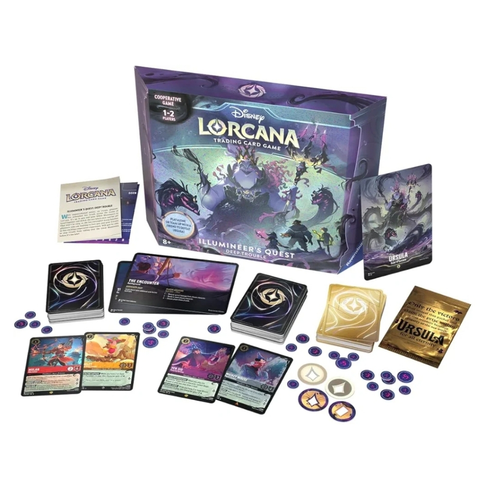 Ravensburger Disney Lorcana TCG: Illumineer's Quest – Deep Trouble | Cooperative